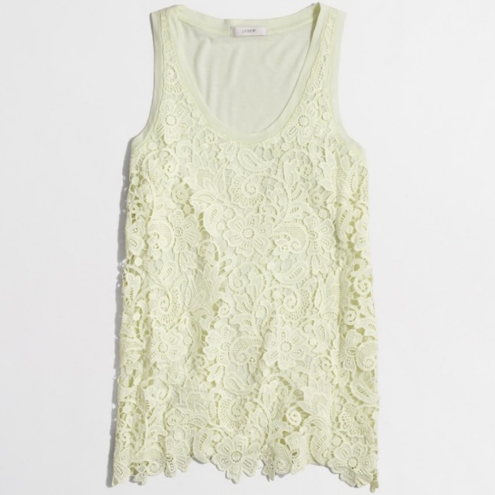 Jcrew Factory crochet front tank